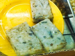 Yam cake at Nature Vegetarian Delights 大自然素食 - Bukit Purmei in Central Singapore