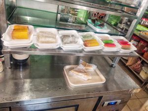 assorted kueh at Nature Vegetarian Delights 大自然素食 - Bukit Purmei in Central Singapore