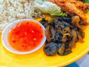 Picked veggies and chilli at Nature Vegetarian Delights 大自然素食 - Bukit Purmei in Central Singapore