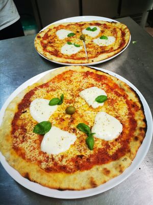 Pizza margarina, in our menu is called less is more ☺️ at Ninas Place  in Razanac