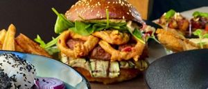 Bbq burger at Ninas Place  in Razanac