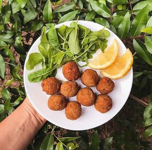 Falafels traditional recipe at Vegan Fooster - maybe closed in Buenos Aires