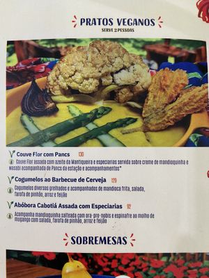 Pratos principais veganos  at Dona Chica in Campos Do Jordao