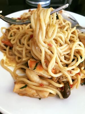 spaghetti at Loving Hut - Nonthaburi in Pak Kret