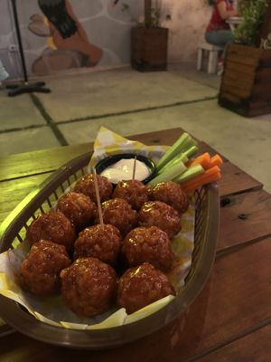 bbq no alitas  at Crush in Merida