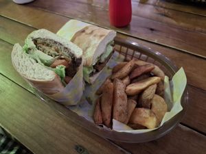 Sandwich at Crush in Merida