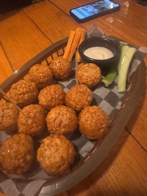 Tofu balls, didn't love  at Crush in Merida