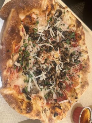 Truffle mushroom pizza   at Wynn Hotel - The Buffet in Las Vegas
