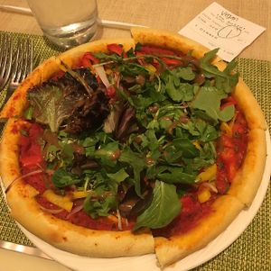 custom pizza at Wynn Hotel - The Buffet in Las Vegas