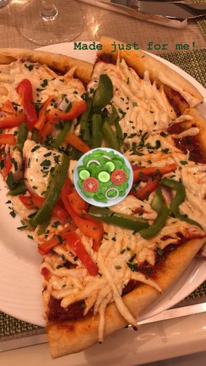 Custom pizza at Wynn Hotel - The Buffet in Las Vegas