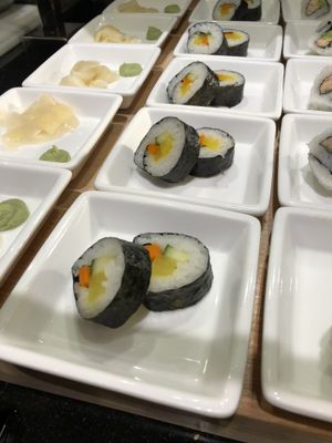 Vegan sushi at Wynn Hotel - The Buffet in Las Vegas