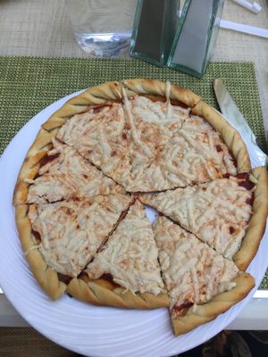 They made me a pizza :) at Wynn Hotel - The Buffet in Las Vegas
