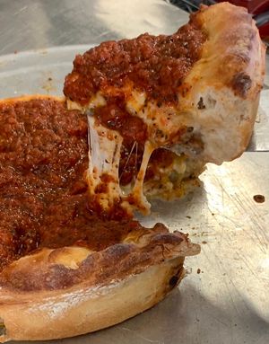 Deep Dish from Top Hat Pizza at Top Hat Pizza in Moline