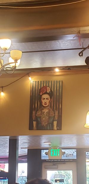 Frida at Marcela's Cocina Mexicana in Chelan