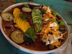 Cheviche de hongos at Xhuba in Playa Zipolite