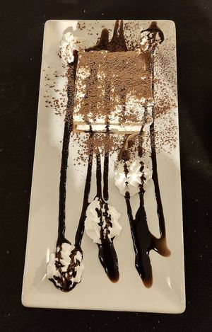 Tiramisu  at La Terrazza in Valencia