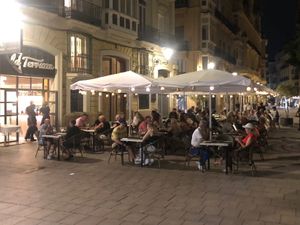 Outside at La Terrazza in Valencia