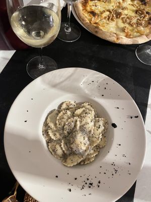 Truffle artichoke soles  at La Terrazza in Valencia