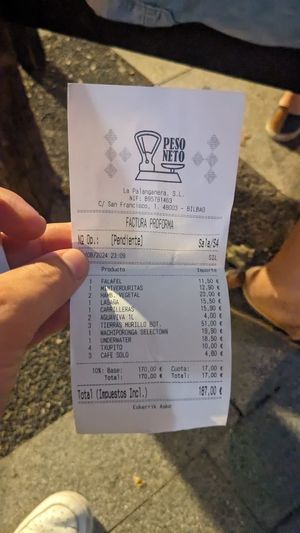  at Peso Neto in Bilbao