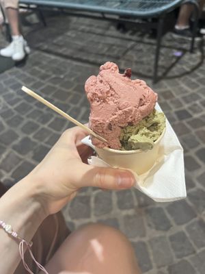   at Gelateria Amareina in Rimini