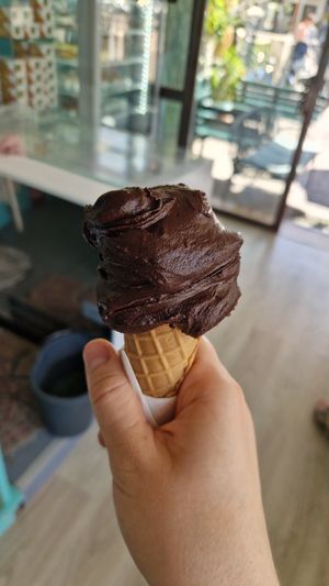 Dark choc at Gelateria Amareina in Rimini