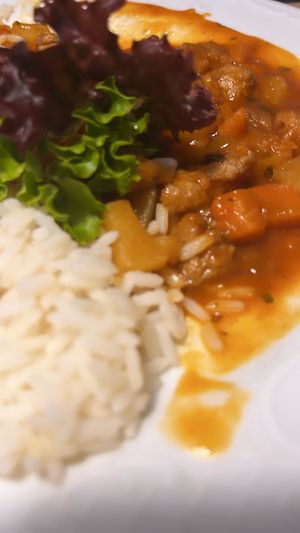 Gulasch  at Gasthof Hotel zum Älblerstüble in Laichingen