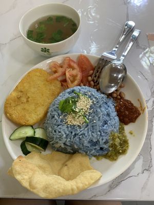 Nyona rice at Flourish Cafe 繁荣素食咖啡厅 in West Singapore