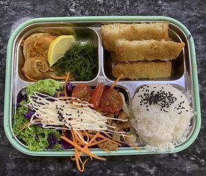 Japanese Bento💕  at Flourish Cafe 繁荣素食咖啡厅 in West Singapore