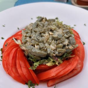 Pretty tasteless salad with very little avocado   at Sabor Sabor in Rotterdam