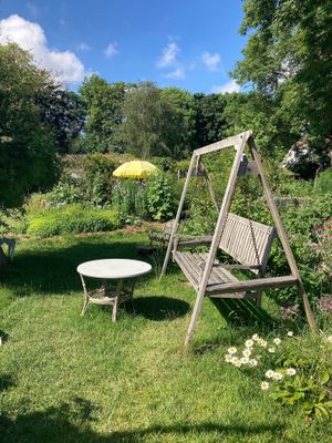 backyard at Blumencafé Rügen in Wiek