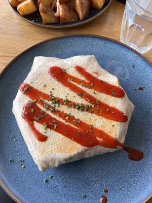 Vegan Haggis Crunchwrap! 🔥   at The Hungry Gull in Isle Of Skye