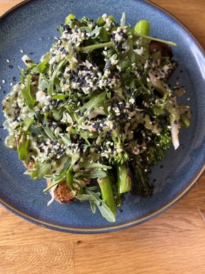 Broccolini toast   at The Hungry Gull in Isle Of Skye
