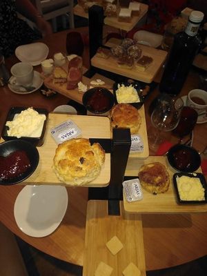 vegan scones, cakes and ice cream at Sweets n Cones with Orlandi Gelato  in Los Alcazares