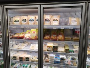 Vegan cheese at EkoPlaza  in Leuven