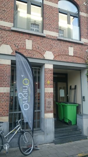 Outside at EkoPlaza  in Leuven