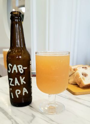 Vegan beer at Vegan Veganing in Seoul