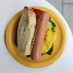 Vegan sandwich at Vegan Veganing in Seoul