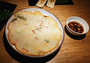 Potato Pancake at North Korean Restaurant ChinChin 북녘식당친친 in Seoul