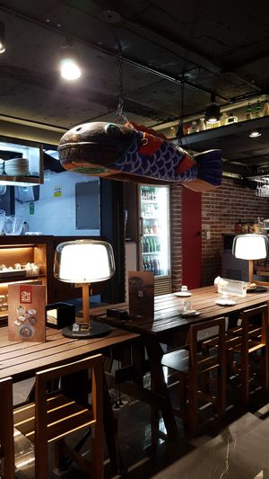 Interior of location at North Korean Restaurant ChinChin 북녘식당친친 in Seoul