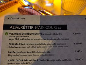  at Sæta Svínið Gastropub in Reykjavik