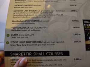  at Sæta Svínið Gastropub in Reykjavik