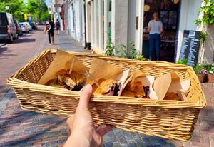 Lovely sandwich  at Vegan Food Tour Utrecht in Utrecht