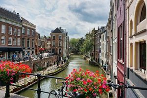 The Utrecht canals at Vegan Food Tour Utrecht in Utrecht