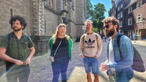 Getting ready for some serious food tasting at Vegan Food Tour Utrecht in Utrecht