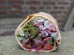 Wrap from FLFL at Vegan Food Tour Utrecht in Utrecht