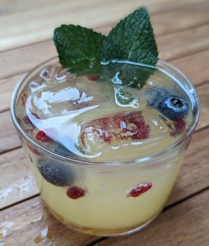 non-alcoholic drink from Gys at Vegan Food Tour Utrecht in Utrecht