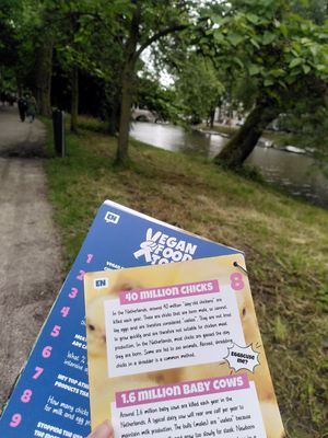 Inspiring reading at Vegan Food Tour Utrecht in Utrecht