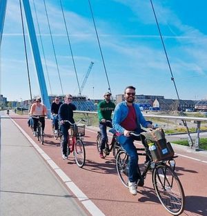 They offer a cycling tour. Very interesting vegan place to visit at Vegan Food Tour Utrecht in Utrecht