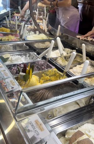   at Gelateria Dondoli in San Gimignano