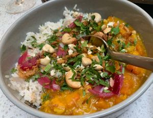 Curry at The Drunky Stork Social Club in Strasbourg